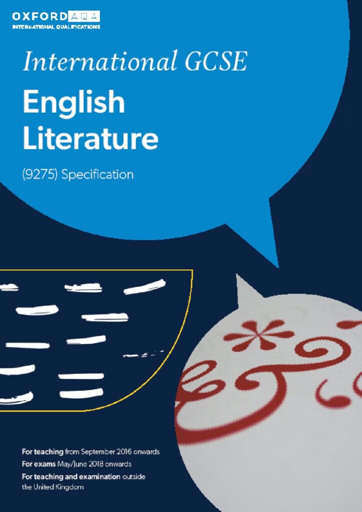 Specification - last exams 2027
